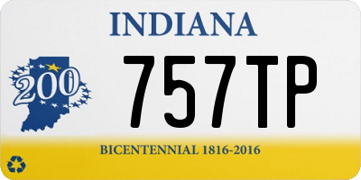 IN license plate 757TP