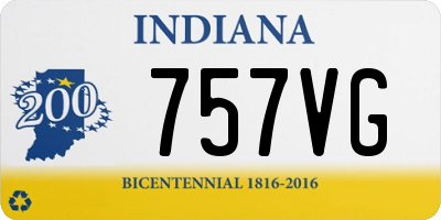 IN license plate 757VG