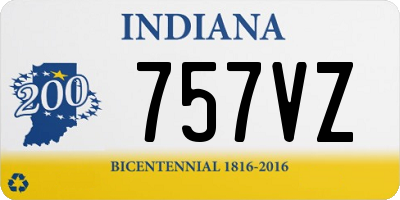 IN license plate 757VZ