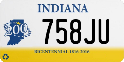 IN license plate 758JU