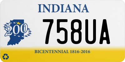 IN license plate 758UA