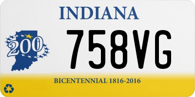 IN license plate 758VG