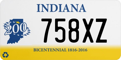 IN license plate 758XZ