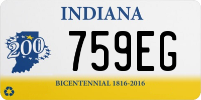 IN license plate 759EG