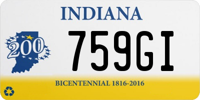 IN license plate 759GI