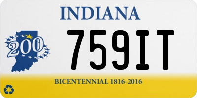 IN license plate 759IT