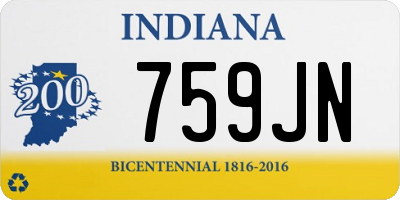 IN license plate 759JN