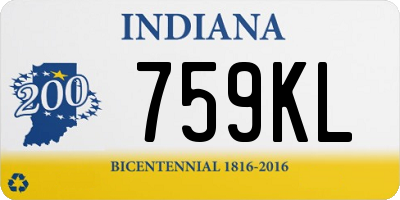 IN license plate 759KL