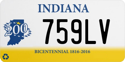 IN license plate 759LV