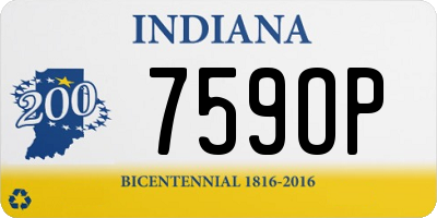 IN license plate 759OP