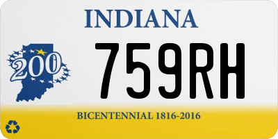 IN license plate 759RH