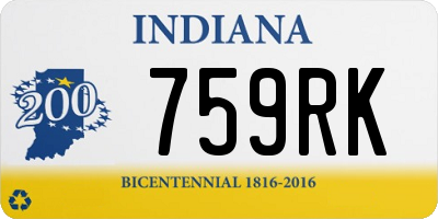 IN license plate 759RK