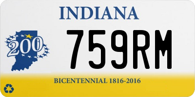 IN license plate 759RM