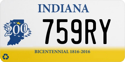 IN license plate 759RY