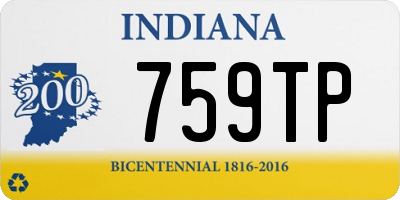IN license plate 759TP
