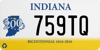 IN license plate 759TQ