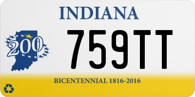 IN license plate 759TT