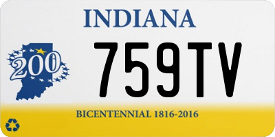 IN license plate 759TV