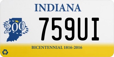 IN license plate 759UI