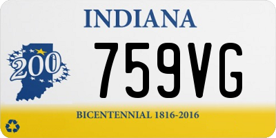 IN license plate 759VG