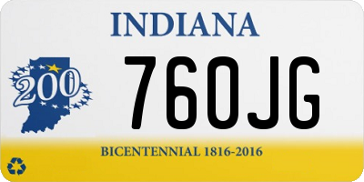 IN license plate 760JG