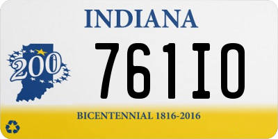 IN license plate 761IO