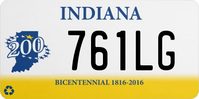 IN license plate 761LG