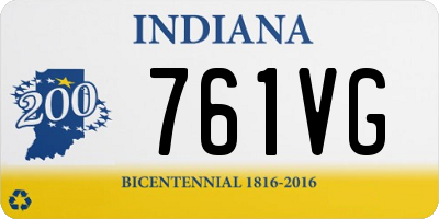 IN license plate 761VG
