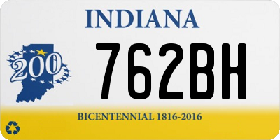 IN license plate 762BH