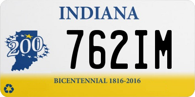 IN license plate 762IM