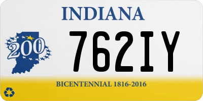 IN license plate 762IY