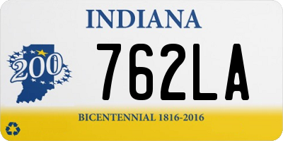 IN license plate 762LA