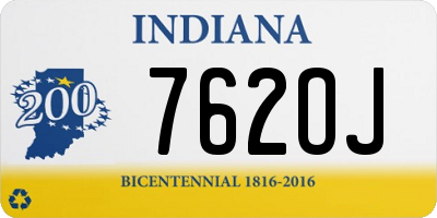 IN license plate 762OJ