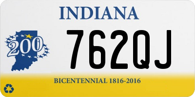 IN license plate 762QJ