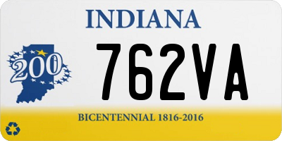 IN license plate 762VA