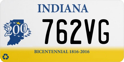 IN license plate 762VG