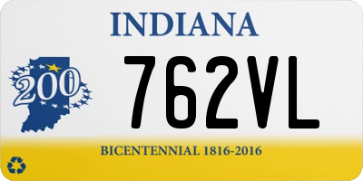 IN license plate 762VL