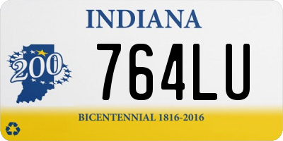 IN license plate 764LU