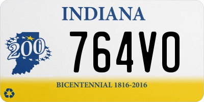 IN license plate 764VO