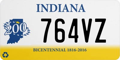 IN license plate 764VZ