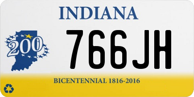 IN license plate 766JH