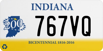 IN license plate 767VQ