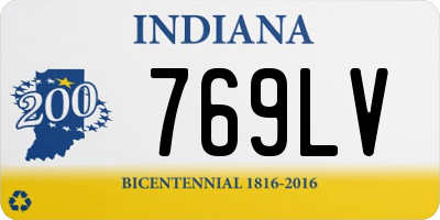 IN license plate 769LV