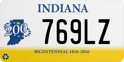 IN license plate 769LZ