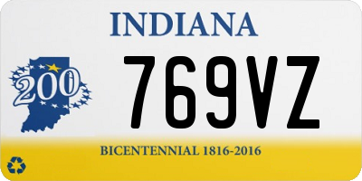 IN license plate 769VZ