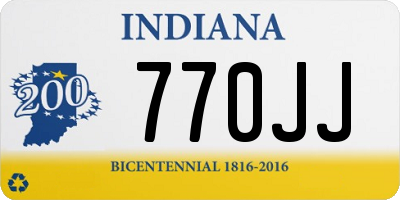 IN license plate 770JJ