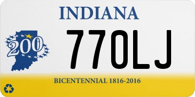 IN license plate 770LJ