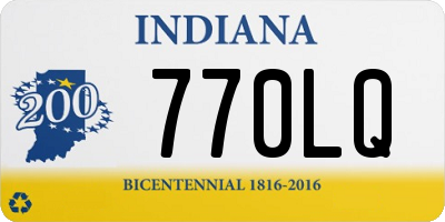IN license plate 770LQ