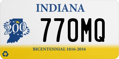 IN license plate 770MQ