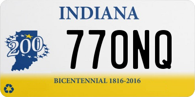 IN license plate 770NQ